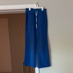 Figs Royal Blue Isabel Wide Leg Pants